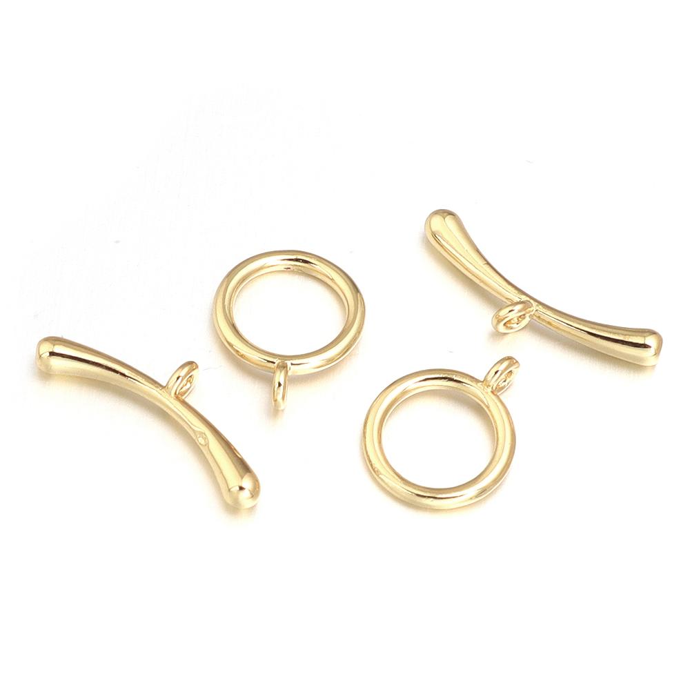 4-5Sets/Lot  Metal OT Clasps Connectors For Bracelet Necklace DIY Toggle Clasps Buckle Jewelry Making Supplies Connectors