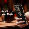 Luxury Plating Ring Holder Soft Silicone Case For OnePlus 10 9 Pro 9R 9RT 8T Shockproof Bumper Lens Protection Stand TPU Back Cover Shell