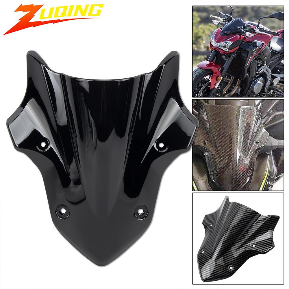 for Kawasaki Z900 2017 2018 2019 Accessories Motorcycle Front Spoiler Fairing Windscreen Windshield Wind Deflector Black