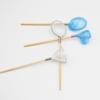 White Dollhouse Fishing Net Rod DIY Butterfly Nets Model Mini Miniature Sea Scene Props  Ob11