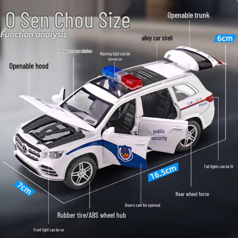 Senhao GLS 580 Police Car Model