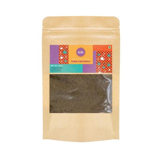 

Home Kouzina Kadak Chai Masala - 50g (Pack of 1) |Aromatic Indian Tea | No Artificial Additives| 100% Natural Ingredients 50GM