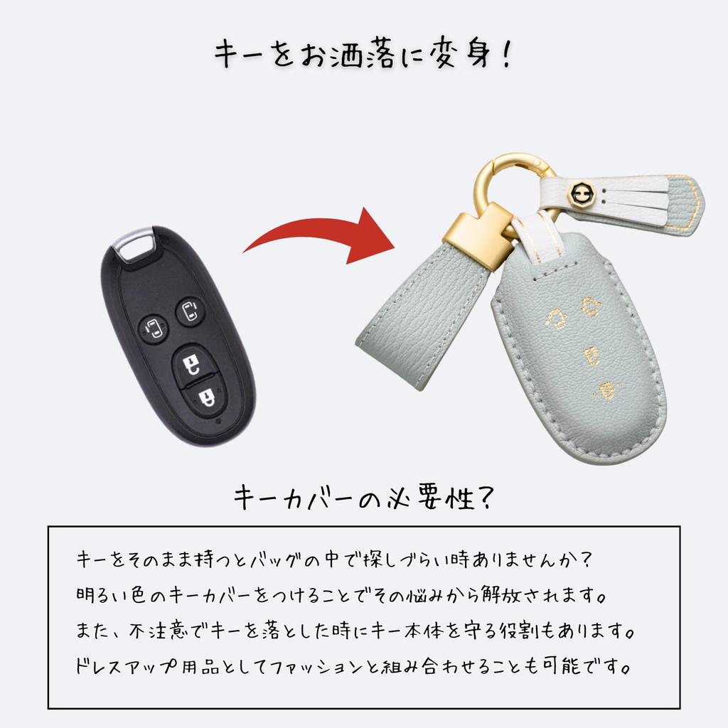 [smasol] Matte Farbe Suzuki Schlüsseletui Wagon R 44S Alto Everyday Lapin Damen Schlüssel