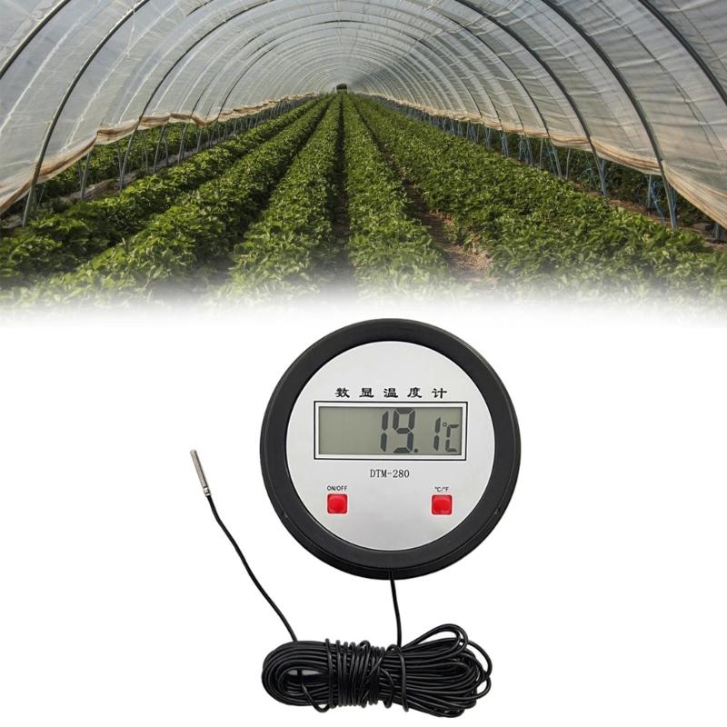 Accurate Industrial Digital Thermometers With Long Probe For Accurate Temperature Measurement In Hard To Reach Areas