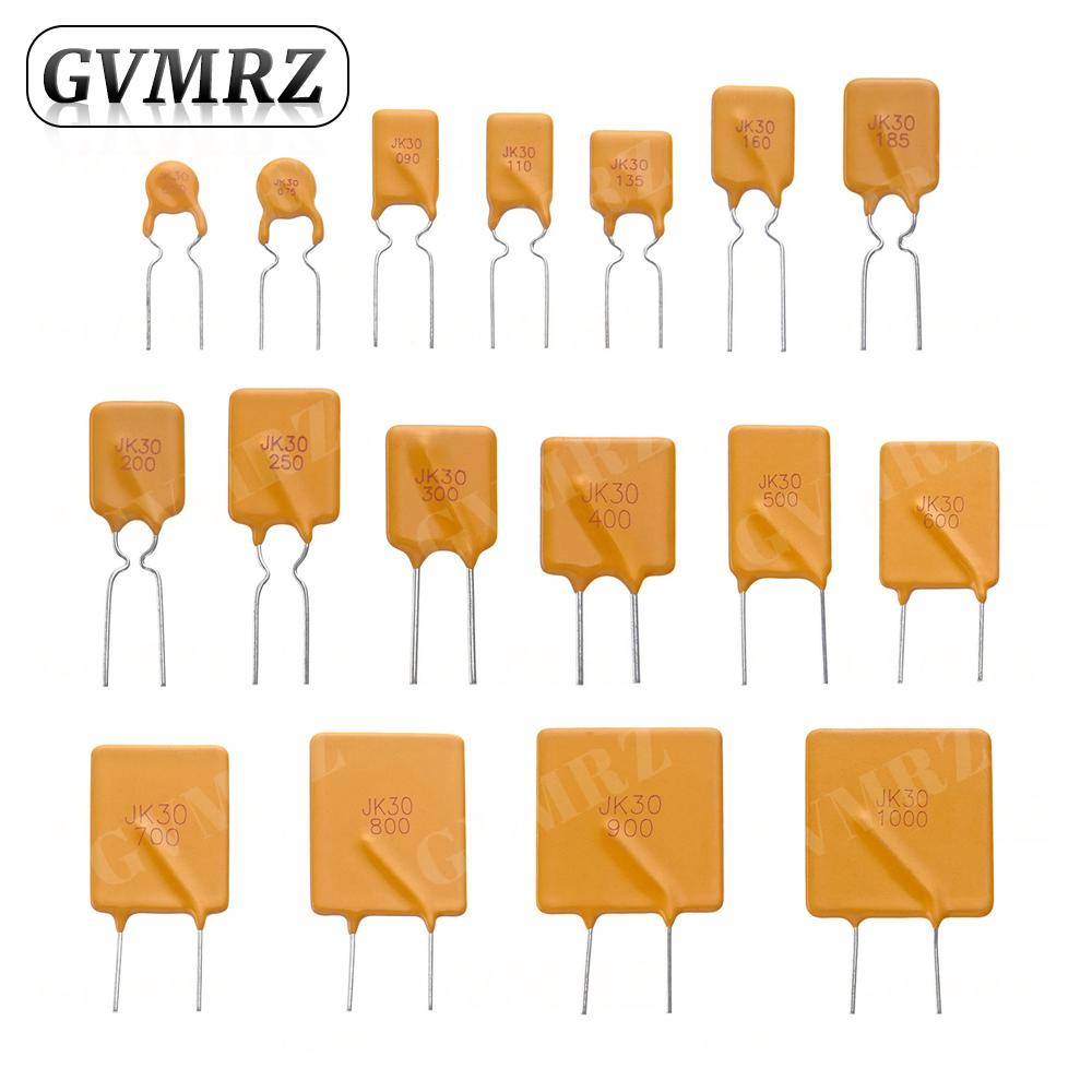 10PCS Jk30 Plug In Self Resettable Fuse Pptc Ruef 30V 0.9A 1.1A 1.35A 1.5A 1.6A 1.85A 2A 2.5A 3A 4A 5A 6A 7A 8A 9A 10A