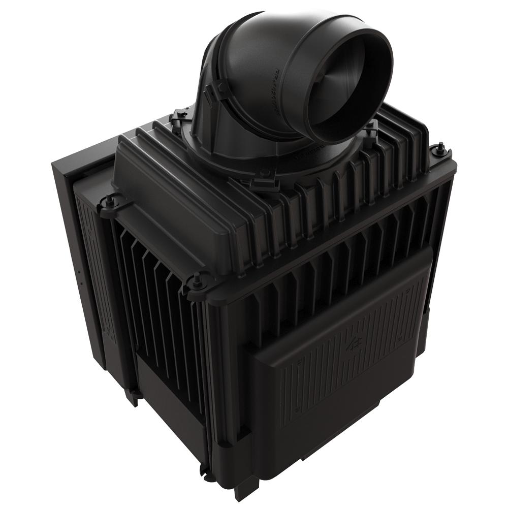 Żeliwny kominek KRATKI FRANEK DECO 10 KW Ø 180