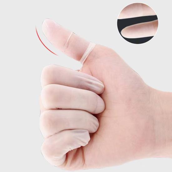 50/100/500/1000Pcs Disposable Latex Finger Cot Waterproof Finger Protector Sleeve Crafting Nail Art Cracking Pain Relief Fingertips Thumb