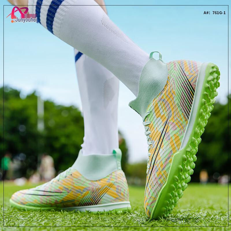 Junyouhui High-Top Turf Soccer Cleats 761G-1 41