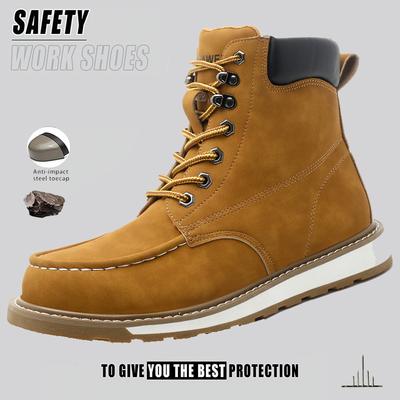 Veiligheidsschoenen met stalen neus Heren Anti-perforatie Werkveiligheidslaarzen Ademend Comfortabel Slijtvast Sneakers Onverwoestbare Laarzen