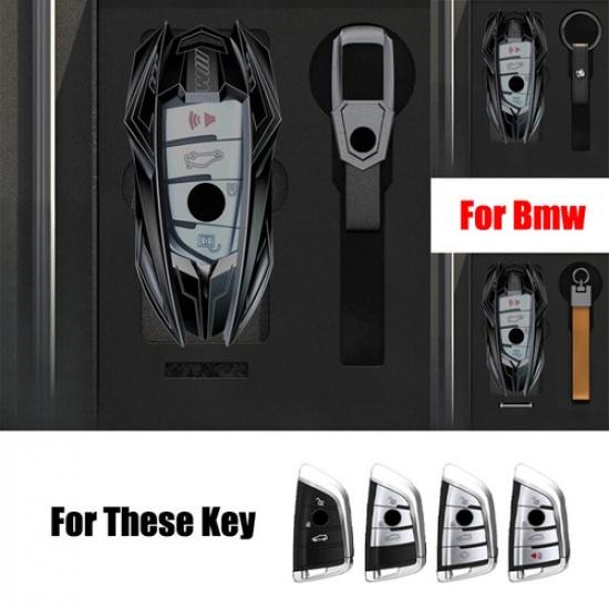 Zinc Alloy TPU Car Key Case Cover For BMW 1 2 3 4 5 6 7 8 X1 X2 X3 X4 X5 X6 X7