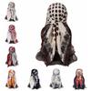 Silk Imitation Head Scarf 90x90cm Silk Scarves Trendy Hair Scarf Headband  for Women