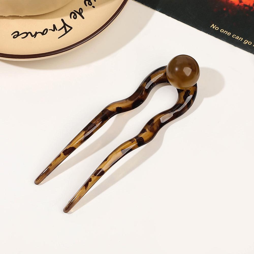 

Ретро U-образная шпилька для волос женская ацетатная волна заколки для волос головка сковорода палочки для волос фрикаделька китайская шпилька простые аксессуары для волос
