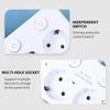 EU Power Strip - AC Sockets, USB & Type-C, 2 Versions Available, Individual Switches + Small Night Light