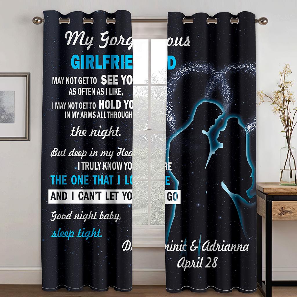 Inglês Carta Girassol Poesia Cortinas de janela pretas em quarto de crianças Sala de estar Tratamentos de corredor Decoração de cozinha Cortinas Persianas