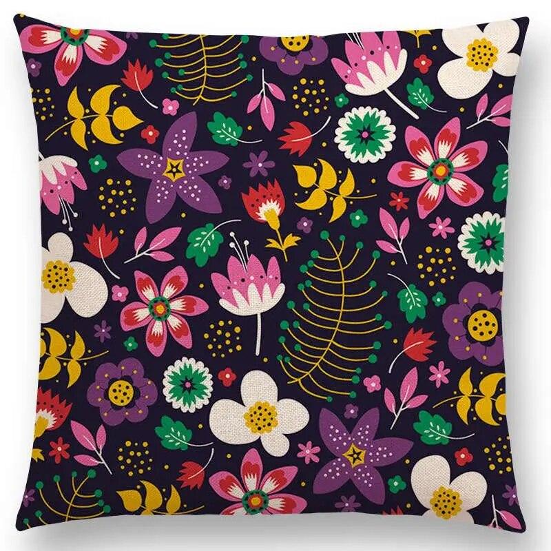 Kissenbezug Heimdeko Niedliches Blumenkissen Designer Hochwertig Sofa Wohnzimmer