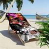 DFB Players Print Beach Towel, Large Soft Quick Dry Towel for Beach Camping Swimming