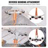 Pipe Tube Bender, 1/4"-7/8" Ratcheting Tubing Benders, 90° Forward/Reverse Pipes Bending Tools with 7 Dies for HVAC Air Conditioning Refrigerator