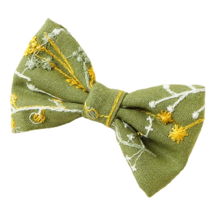 

Bowtie Hair Bows Hair Clip Sweet Hairpin Ponytail Holder Elegant Hair Clip Hair Bows for Women зелений