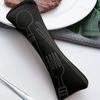 1pc-Cutlery Storage Bag Set - Zippered Cutlery Protective Case - Portable and Durable Cutlery Bag