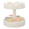 Rotierende Dessertmaschine Automatischer drehbarer Doppelschicht-Dessert-Displayständer Cupcake-Display