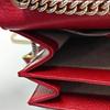 [Pre-Owned] Gold Double G Chain Shoulder Strap Crossbody Accordion Bag - Very Good #SRO28O