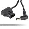 D Tap 2 Pin Male Connector to DC 5.5 * 2.5mm Plug Power Cord Cable for BMCC BMPC DSLR Rig Power Supply 113cm in Length