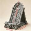 Gothic Skull Phone Stand, Dark Gothic-Style Desktop Phone Holder, Featuring Details Of Skulls And Thorns, Decorative Phone Stand