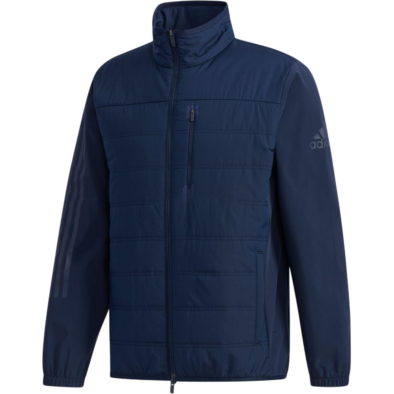 

Adidas Sports Lifestyle Series Warm Durable Breathable Windproof Comfortable Stand Collar Zipper Jacket Men Jackets Blue EH3686 S