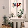 Multicolor Birds A Wire High Stained Suncatcher Window Panel Bird Series