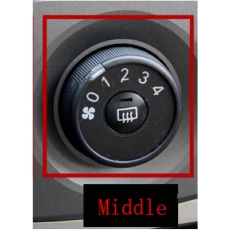 

Air Conditioning Panel Switch Cold/Warm AC Wind Direction Wind Speed Range Switch Knob Pull Wire Compatible For Toyota Corolla 2007-2010 (Color : Middle wind speed