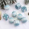 9pcs Shatterproof Foam Christmas Ball Pendant 8cm Xmas Tree Ornaments  Holiday Festival Decor