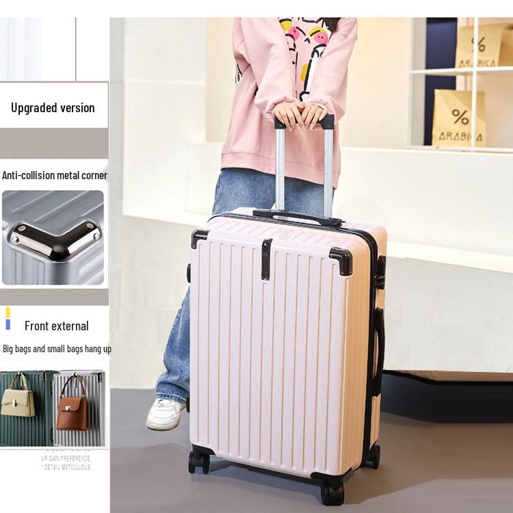 Βαλίτσα Τρόλεϊ 24 ιντσών με Παγκόσμια Ρόδα, Κλειδαριά Συνδυασμού και Χειραποσκευή 20 ιντσών