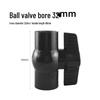 UPVC Fish Tank Plumbing Fittings: Hard Water Pipe Connector & Elbow Tee (Black)