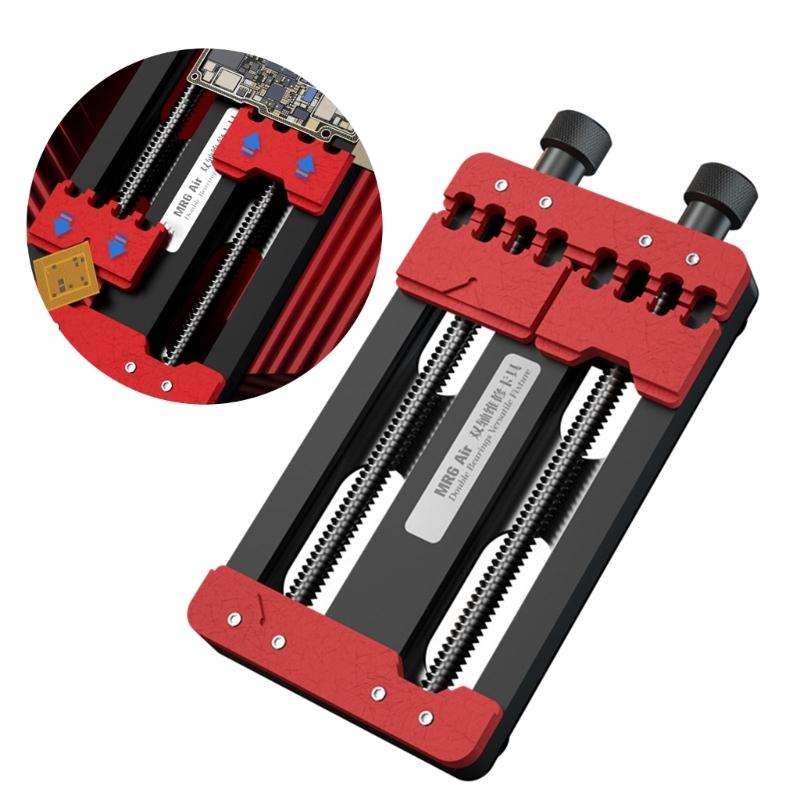 Professional PCB Repair Stand Tool, Adjustable Circuit Board Holder Double Bearing Fixture for Mobile Phones Maintenance