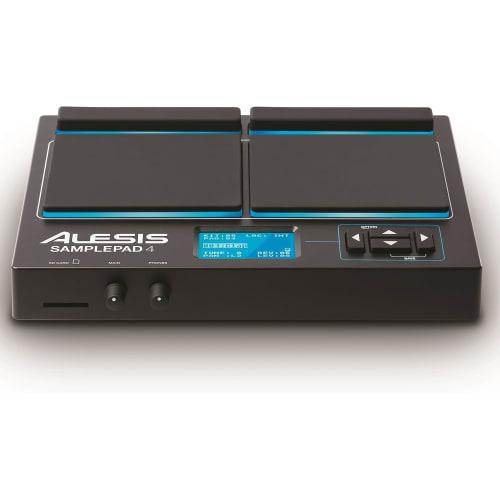 Alesis SamplePad 4 Sampling Pad with 4 Drum Pads, Electronic Percussion, MIDI Port, SD Card Support