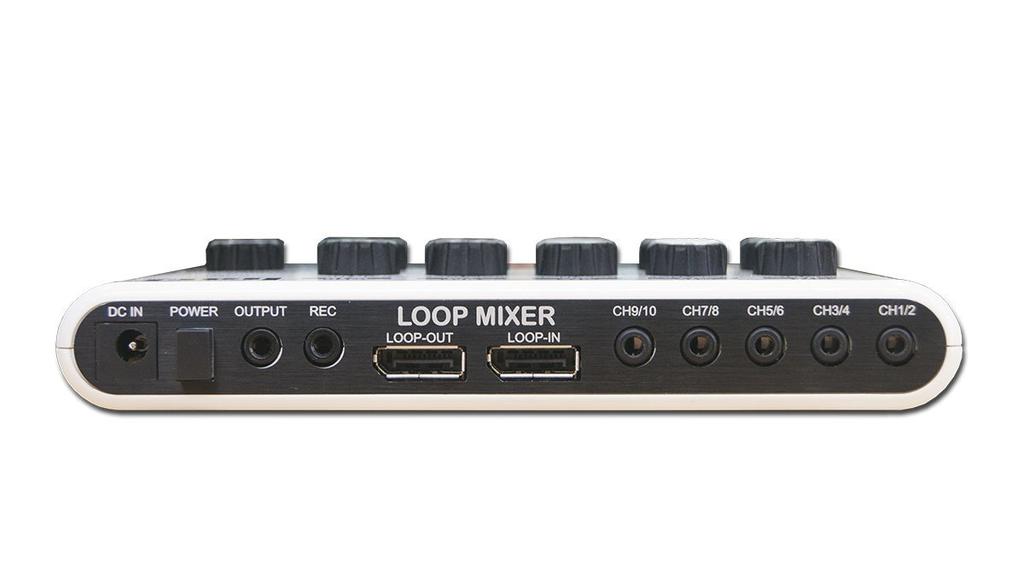 Maker Hart Loop Mixer Stereo Audio Mixer 5-Channel (Full Set, White)