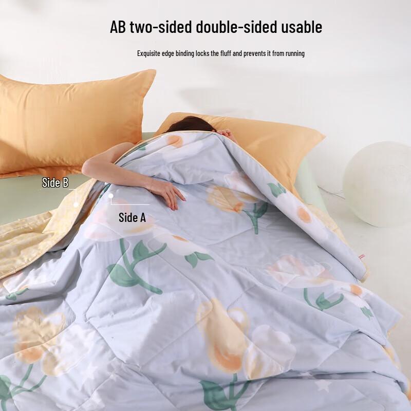 Hengyuanxiang Elegant Floral Summer Quilt