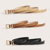 Crocodile Textured Womens Fashion Belt With Alloy Buckle For Business And Casual Wear