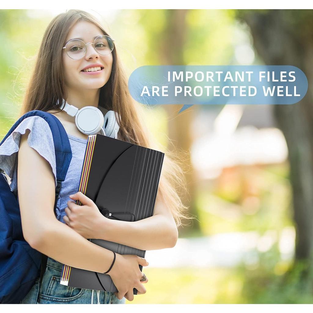 Expanding File Organiser Box Files Folder,24 Pockets Document Organiser Filing Boxes,Document Folder,Fun Storage Concertina File Folders