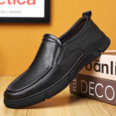 Herren Lederschuhe Leder Weiche Sohle Vielseitige rutschfeste Atmungsaktive Business Casual Schuhe Rindslederschuhe Herren Abendschuhe