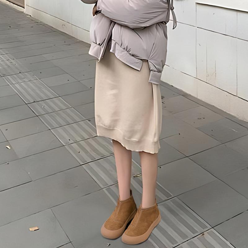 AIYUQI Snow Boots Women Large Size 2025 Winter Genuine Leather Women Short Shoes Thickened Warm Winter Boots Women