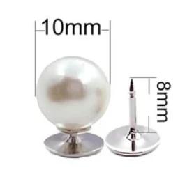 

30pcs Pearl Brooch Buttons No Sew Buttons DIY Decoration Buttons for Shirts Dress Sweaters Coat Shawl Hat Shoes
