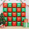 25 Pieces of Double-Sided Square Aluminum Foil Balloon Walls for Anniversary Wedding Season Valentine's Day Birthday Party