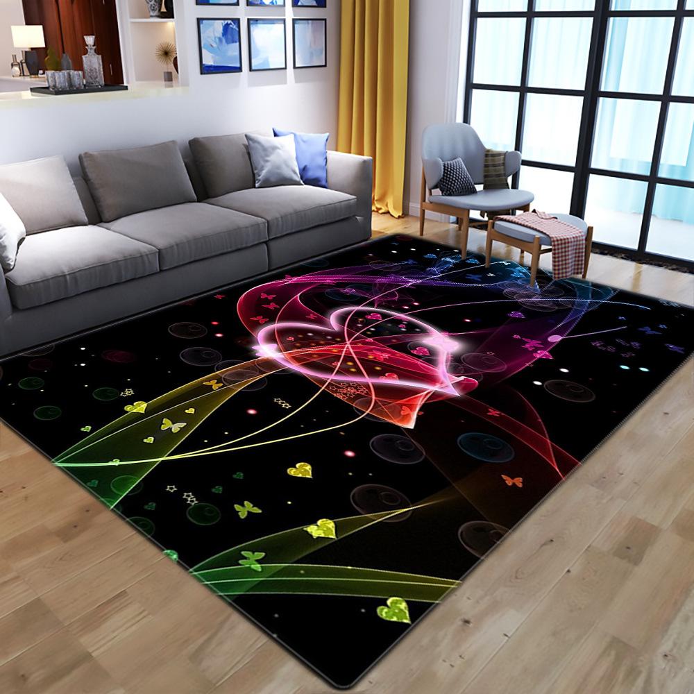 Flowers And Plants Printed Carpet Living Room Modern Home Sofa Coffee Table Bedroom Full Bedside Floor Mat