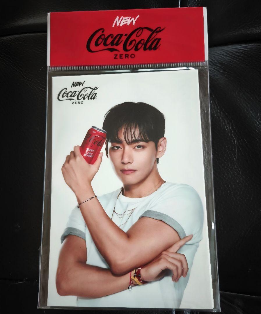 

[USED] Coca-Cola + Macdonald BTSV Taehyung Photo Postcard 4 + Figure