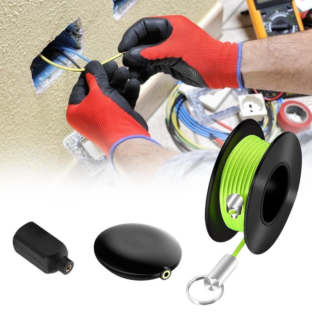 Wiremag Puller Set Magnetic Cable Fishing Tools Office and Garden Repair Wire Fishing Man Fish Tape