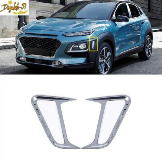 Хром Для Hyundai Kona 2018- Рамка Накладка Декоративная Накладка на Рамку Бокового Указателя Поворота