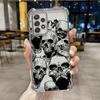 Totenkopf Cool Weiche Hülle für Samsung Galaxy A24 A16 A33 A21s A15 A26 A13 A25 A35 A36 A52 A17