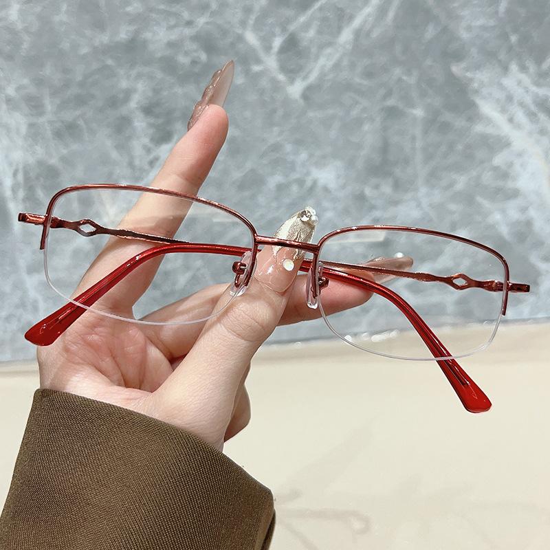 Halbrand Anti-Blaulicht Alterssichtigkeit Brillen und Weitsichtigkeitsbrillen für Mittelalte und ältere Menschen