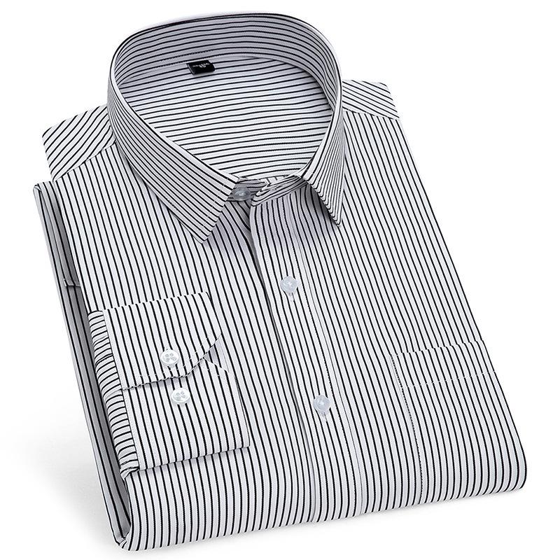 

Мужская белая рубашка с длинным рукавом - Формальная синяя для бизнеса, повседневная, для свадьбы или для свидетеля 41